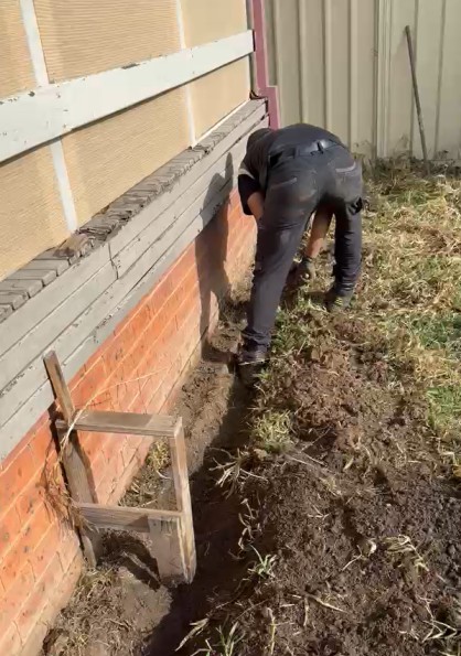 installing chemical barrier termites