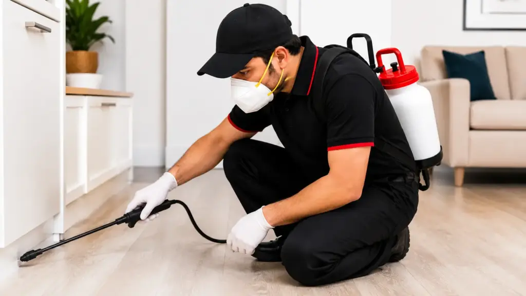 Hamro Best Pest Control technician providing pest control services in Clyde
