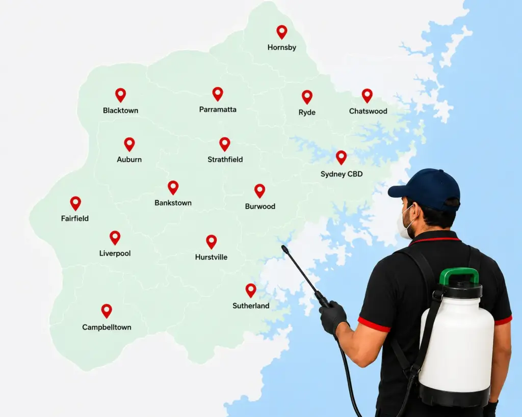 Nepali pest control technician serving Sydney suburbs with targeted pest control services