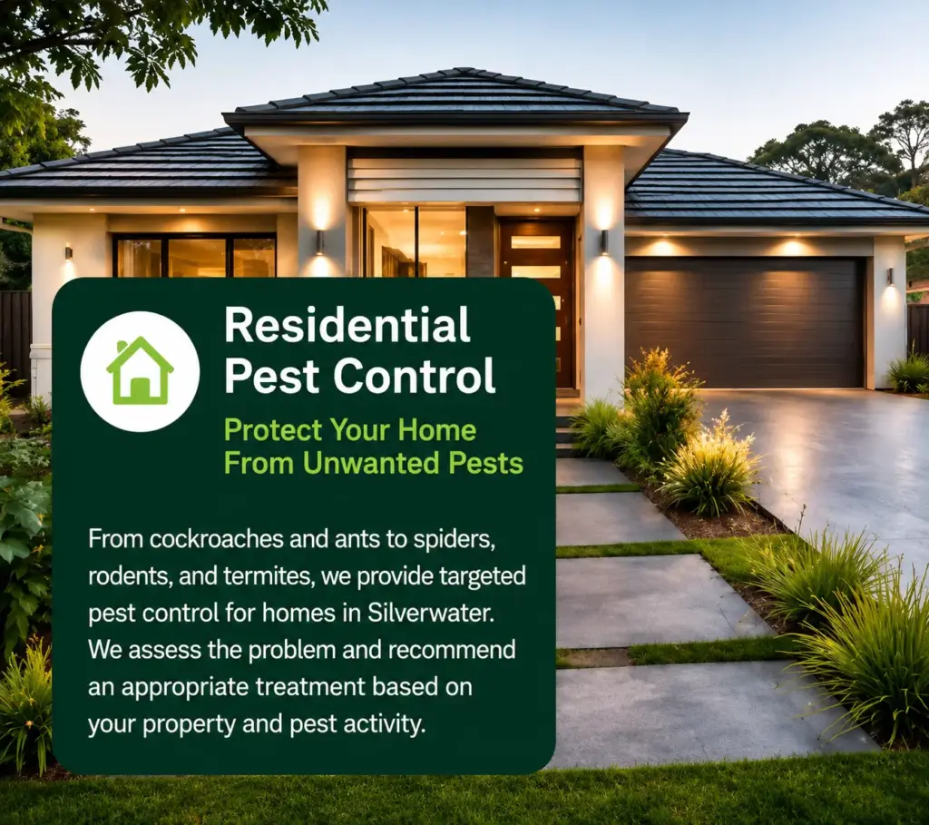 Professional pest control for homes and businesses in Silverwater